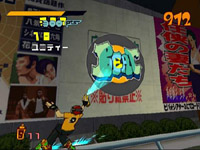 une photo d'Ã©cran de Jet Set Radio sur Sega Dreamcast